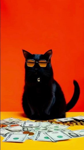 Rich Cat Vibes 🐱💸 | Funny Cat Counting Money | Coolest Cat on the Internet
