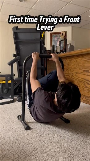 How many seconds can you front lever? #calisthenics #frontlever #challenge