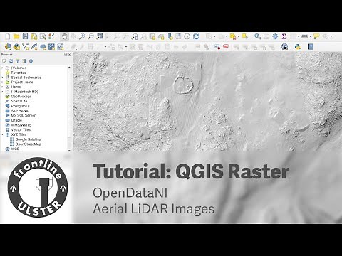 Tutorial: Importing OpenDataNI LiDAR data into QGIS