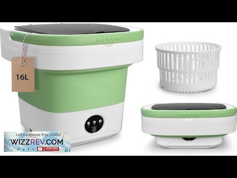 Portable Washing Machine 16L Upgraded with Spin Basket Laundry Machine 3 Cleaning