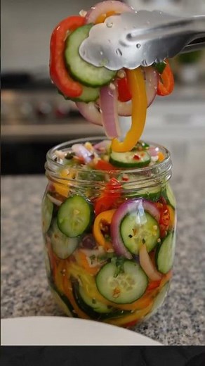 Pickled Cucumbers, Sweet Peppers
