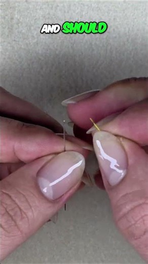 Easy Needle Threading Hack: Pliers Trick Revealed! #shorts