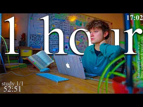 ASMR-LIVE | 1-HOUR study with me 📚📝 real study sounds