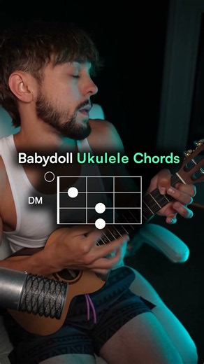 🎸 Babydoll – Dominic Fike | Easy Ukulele Tutorial 🎶 #Shorts