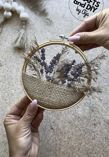 DIY Rustic Wall Decor with Jute Burlap Fabric