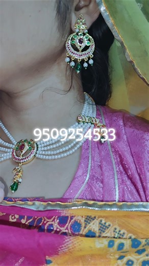 New Design Rajputi jewellery Set 🤗Rajwadi jewellery set with earings @rohidastore2933 #necklace