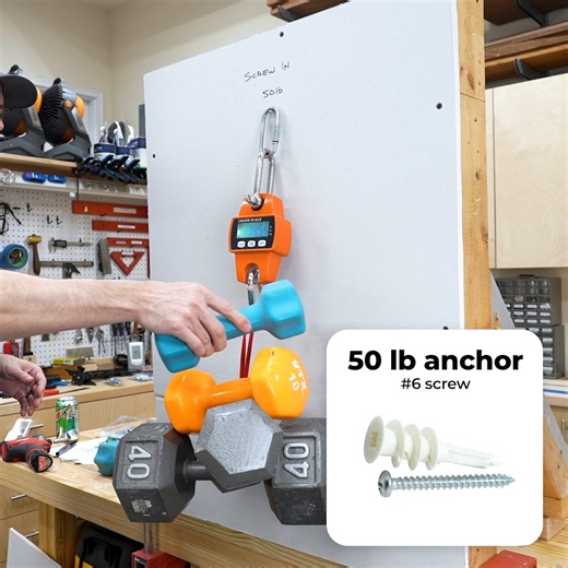 I Tested Drywall Anchors to See Which One is Best! | Fix This Build That