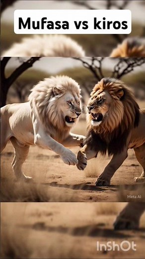 Mufasa vs kiros fight scene #mufasathelionking #lion king