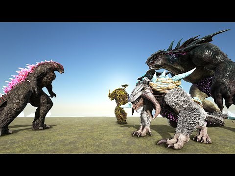 EVOLVED GODZILLA vs. ARK TITANS