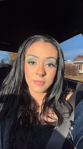 19K views · 171 reactions | Nervous hives, high anxiety, my right eye keeps twitching my right eyebrow keeps twitching. You can see it in every video I’ve taken today. I can barely make a coherent sentence because I’m so nervous and to top it all off my false eyelash has a gap that I have to fix, but it is all worth it!! #explorepage✨ #iykyk #ootd #realreel #fypシ❤️❤️ #fantasy #excited #green #eyelashes #bruh #moments | Karlena-Chelle | Facebook