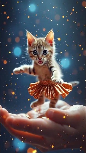 Too Cute to Handle! 🐱🔥Watch This Little Kitten Now!