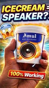 Ice Cream Box Bluetooth Speaker 😲🔊