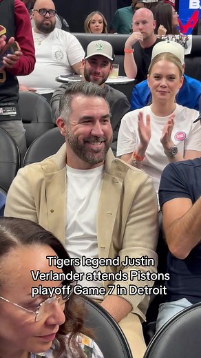Justin Verlander Meets Isiah Thomas at Pistons vs Cavaliers Game 7