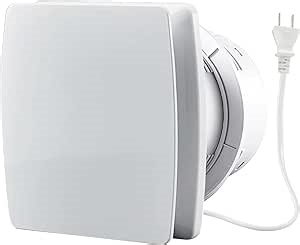 4" Exhaust Fan, 50CFM Quiet Small Window Wall Mount Vent Extractor Fan for Kitchen Bathroom Workshop Garage (US Cord)