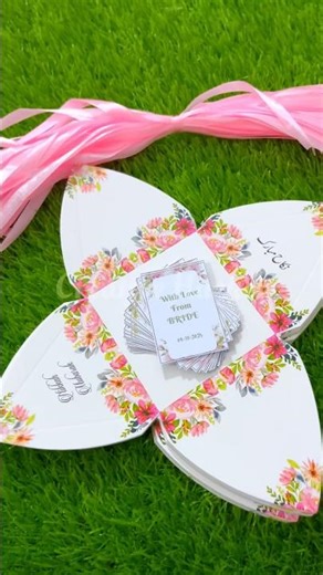 Customise Wedding Bid Boxes #foryou #trending #customized #craftideas #weddingfavors #smallbusiness