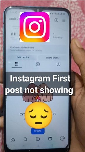 Instagram create your first post problem | instagram post not showing on my profile | instagram post