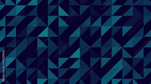 Abstract indigo triangles looping background. Good for screensaver in huge screen and background.