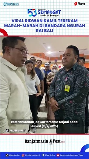 Viral! Kesal Delay, Ridwan Kamil Terekam Protes Super Air Jet di Bandara I Gusti Ngurah Rai, Bali