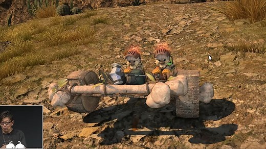 《最终幻想14》联动《怪猎：荒野》猫车坐骑实机展示【最终幻想14TGS2025东京电玩展直面会】