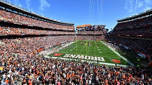 Watch Browns field get torn up by unknown fan on joyride