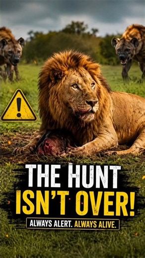 Even Kings Must Protect Their Food #lion