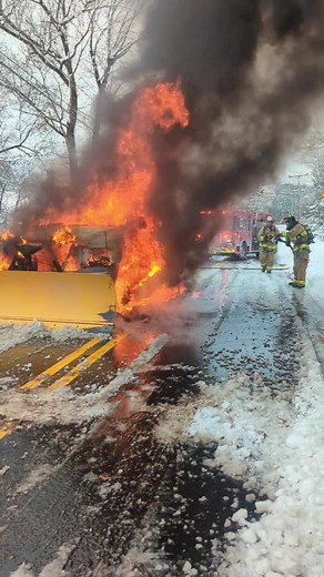 Manchester Fire handled this truck fire on Hills St this afternoon. No injuries sustained. #manchesterctfire | Manchester Fire Department