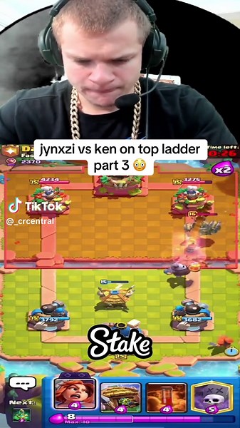 Ken Dominates Jynxzi in Clash Royale Showdown