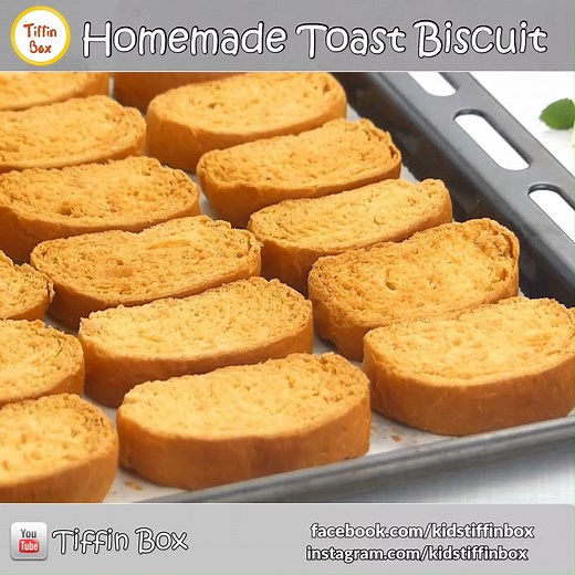 12K views · 627 reactions | Homemade Toast Biscuit, Milk Rusk Recipe...