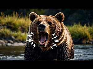 Bear snarling and growling 🐻 8 hours of bear sounds