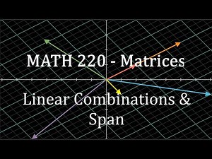 MATH 220 - Linear Combinations and Span