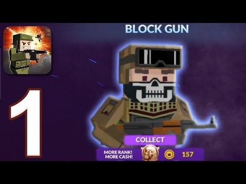 Block Gun 3D - Gameplay Walkthrough Part 1 - Tutorial (iOS, Android)