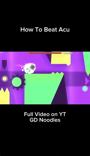 How To Beat Your First Extreme #geometrydash #extremedemon #shorts