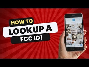 How to find public information on an FCC ID