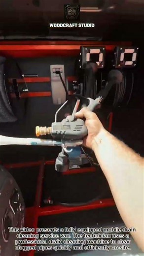 Powerful Drain Cleaning Machine in Action! #Plumbing #DrainCleaning #Tools