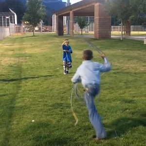 Forget cattle, these cowboys are lassoing each other 🤠 | Vocativ