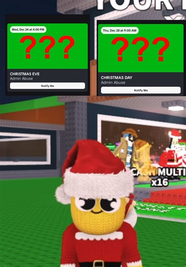 Limited Brainrots for Only Christmas Eve & Christmas Day Admin Abuse BE THERE! #roblox #adminabuse #sab
