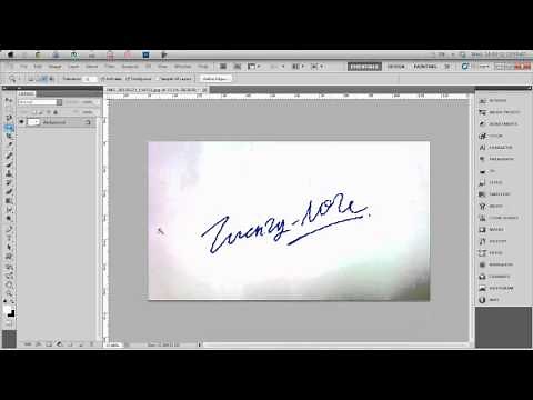 How to crop out Signature Tutorial #4