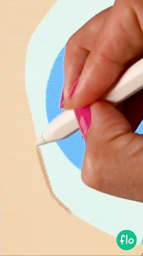 Draw a GIRL on your iPad in PROCREATE #Shorts