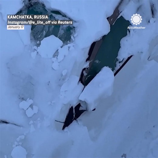 Several feet of snow buried cars and blocked doorways in Russia’s Kamchatka Peninsula ❄️🚗 | AccuWeather