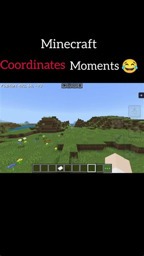 Minecraft coordinates moments 😂....|Ofc_samar