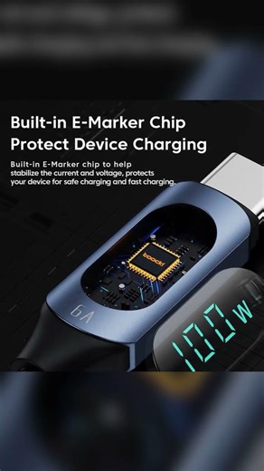USB-C Cable 100W PD, Fast Charge, Digital Power Display – Toocki Type-C – AliExpress