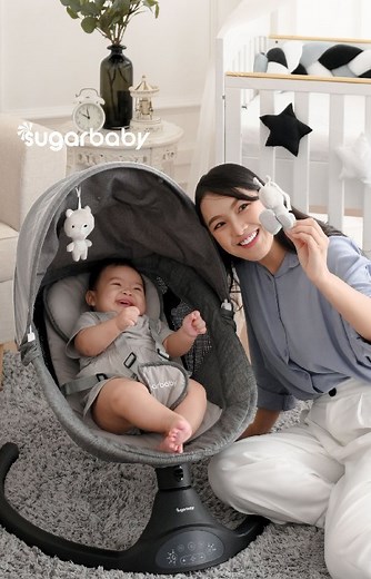 Sahabat Buah Hatiku❤️ | Siapa yang belum punya Ayunan Pelukan Ibu yang lagi viral ini 😙😉 Ayunan Side to Side Alami sudut 25° ini ngga hanya mudah dipasang dalam... | Instagram