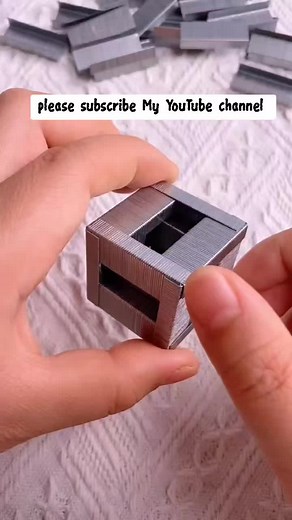 Staple Cube Handmade Tutorial: Creative Craft Ideas