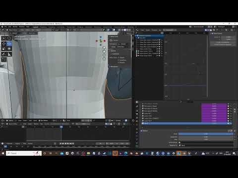 Blender 4.1 Tutorial - How to duplicate and mirror a shape key based on other shape key