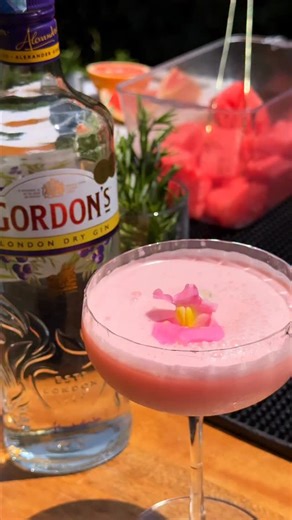 Rusty Nail | Luxury Mobile Cocktail Bar 🥂 on Instagram: "AD Rusty Nail rule: if the sun is out, the cocktails are out. And yes, your friends are invited 🥂🍉 #ShallWe #DrinkBetterNotMore Recipe // Serves 1 Watermelon Sugar 60ml Gordon’s Gin | 2 Cubed Watermelon | 15ml house-made Mint Syrup | 20ml Fresh Lime Juice | 30ml Coconut Cream"