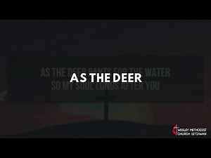 As the Deer | Martin Nystrom - Lyric Video