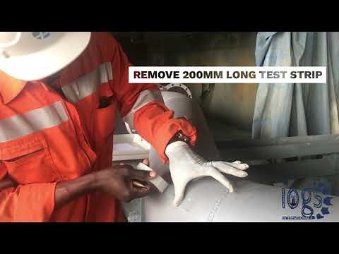 ISO 8502-3 Dust Tape Test — Dust Test After Blast Cleaning IOGS Official Video