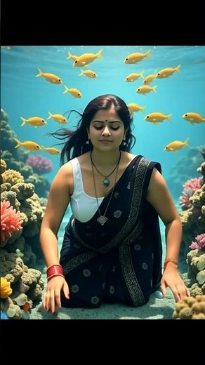 Underwater Saree Shoot | Can You Swim in a Saree?