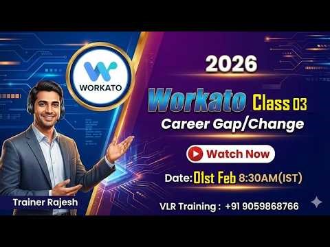 Workato Class03 in Telugu english 02nd Feb 2026 Vlrtraining