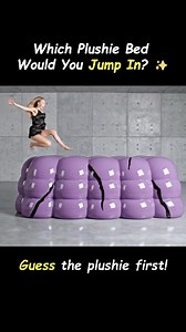 Which Plushie Bed Would You Jump In? 🧸✨ But first, try guessing the plushie before you jump in! #asmr #oddlysatisfying #aiasmr #slimeasmr #sleep #videoviralシ #reelsfbシ Falling into the plushie slime bed, you sink into cool, glossy lavender gel as tiny plushies slide and wobble around you. The surface gives a slow, squishy bounce, each stretch releasing soft glops and plushy rustles that blend into the cutest, coziest calm. 💜✨ | Hush AI ASMR